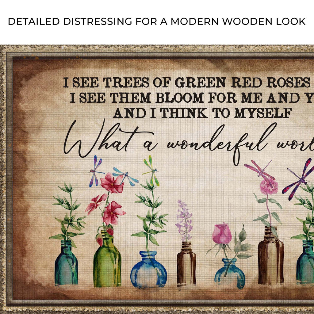 What a Wonderful World Sign