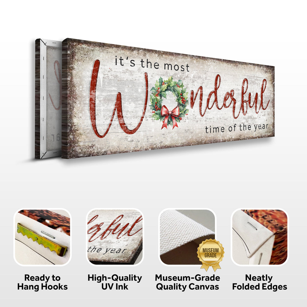 It's the Most Wonderful Time of the Year Christmas Sign